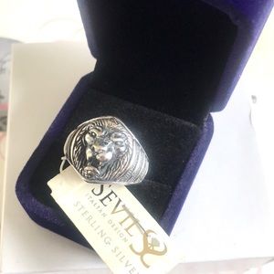 NWT Sterling silver lion head “Sevil Italian Design”